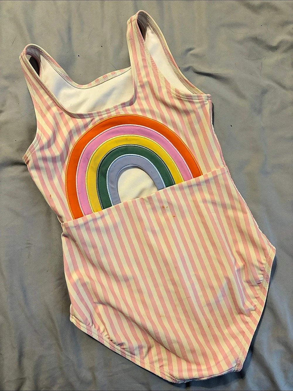 Hanna Andersson One-Piece Rainbow Back Swimsuit